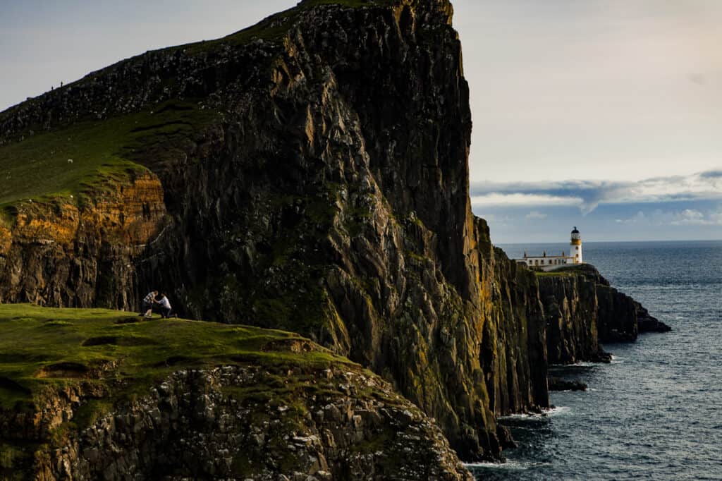 Neist Point Isle of Skye Proposal photography
