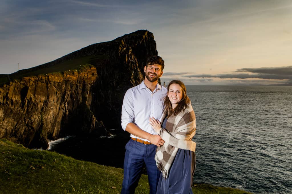 Neist Point Isle of Skye Proposal photography