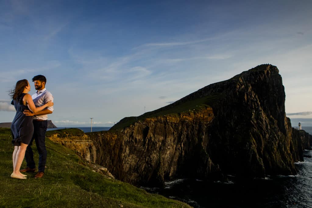 Neist Point Isle of Skye Proposal photography
