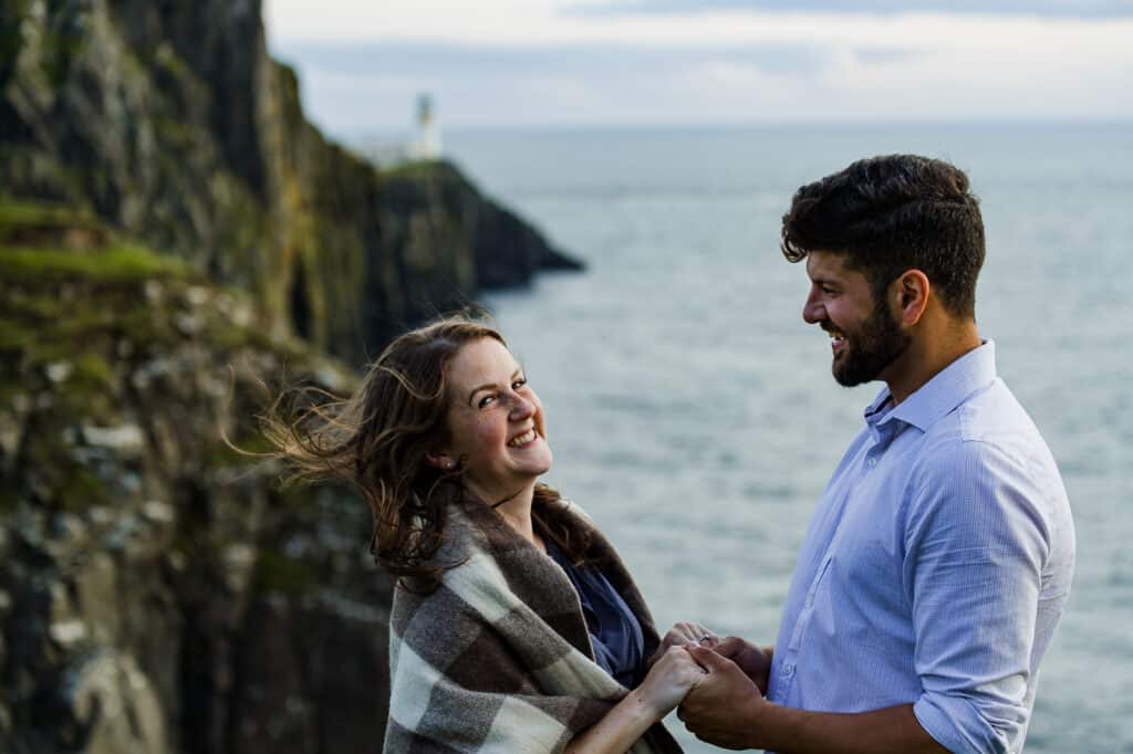 Neist Point Isle of Skye Proposal photography