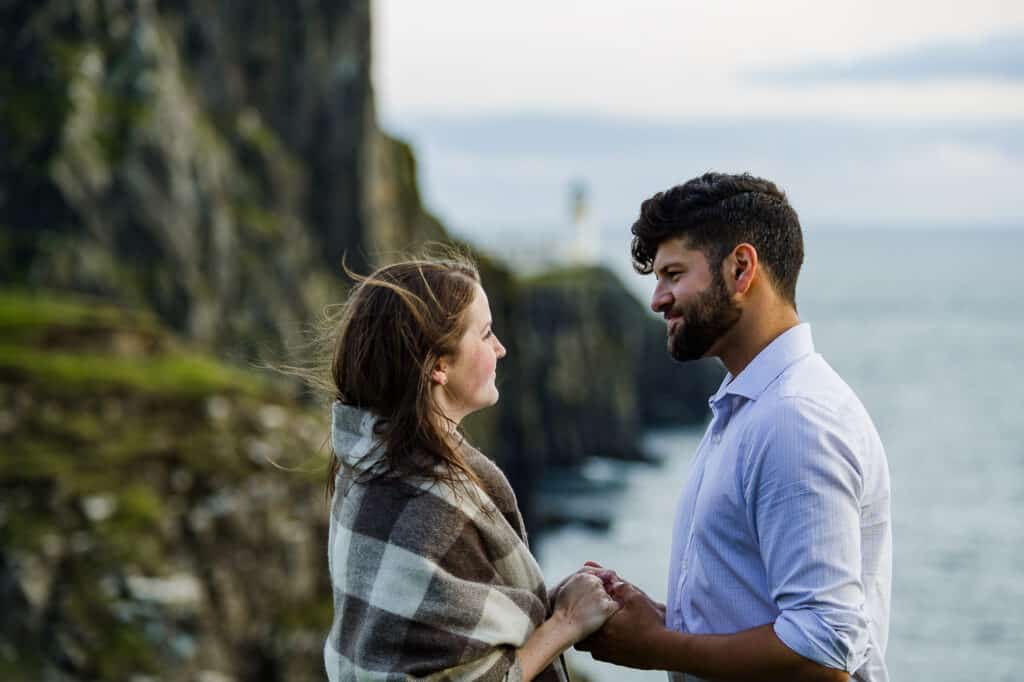 Neist Point Isle of Skye Proposal photography