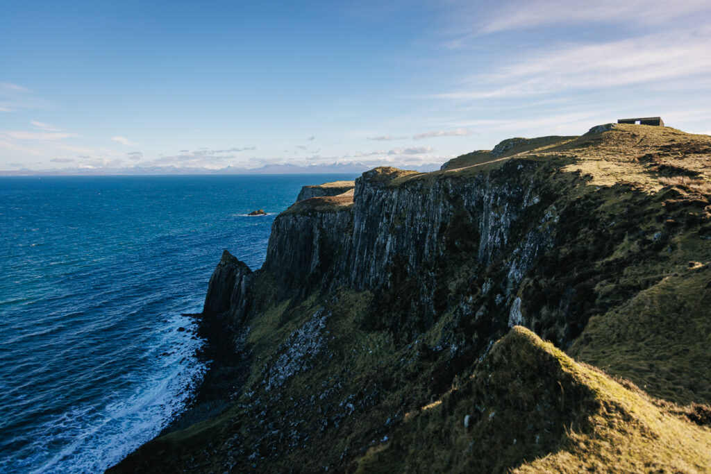view of the needles - a popular destination for proposing on the isle of skye
